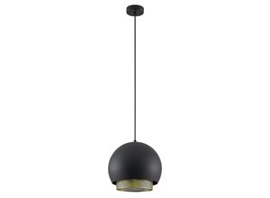 4251911726312 - Sivanel Hängeleuchte einflammig 30 cm - Schwarz gold - Lucande