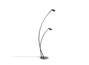 4251911726800 - Lucande Velanoris Stehlampe 2-fl schwarz - Schwarz