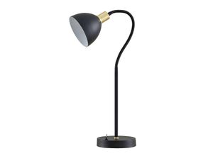 4251911727913 - Lindby - Genora Tischlampe in Schwarz - Schwarz matt messing