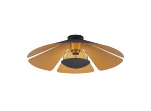 4251911729580 - Lucande Jemmily Deckenlampe einflammig rund - Schwarz gold