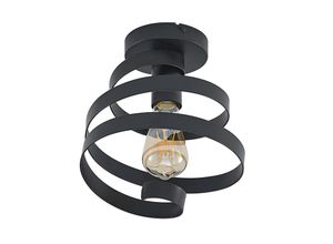 4251911730890 - Lindby - Colten Deckenleuchte Spirale schwarz - mattSchwarz