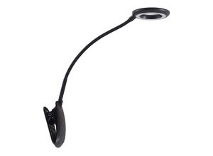 4251911732405 - Prios - Klemmleuchte Harumi aus Kunststoff(inkl Touchdimmer)mit usb Anschluss dimmbar für Wohnzimmer & Esszimmer von