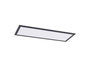 4251911738735 - Lindby Nelios LED-Deckenleuchte CCT 80 x 30 cm - Schwarz weiß