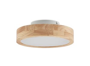 4251911741506 - Lindby - Deckenlampe Lanira aus Holz dimmbar mit Fernbedienung für Wohnzimmer & Esszimmer von