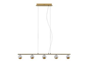 4251911744026 - Lucande Kilio LED-Hängeleuchte 5-flammig gold - gold klar