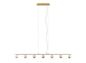 4251911744040 - Kilio LED-Hängeleuchte 7-flammig gold - gold klar - Lucande