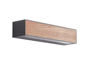 4251911745290 - Miraz LED-Außenwandleuchte Holzoptik - holz dunkel transparent - Arcchio