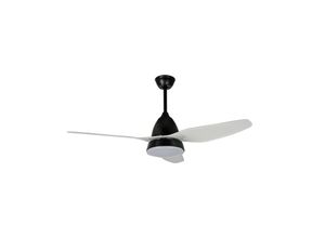 4251911746426 - Starluna - Coriano LED-Deckenventilator schwarz - Schwarz weiß 4251911746426 - Starluna - Coriano LED-Deckenventilator schwarz - Schwarz weiß