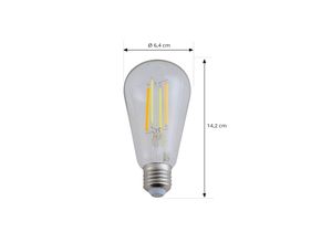 4251911761481 - PRIOS Smart LED E27 ST64 7W ZigBee Tuya Hue kompatibel