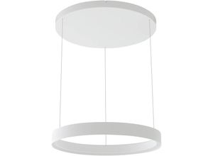 4251911765601 - LED-Hängeleuchte Philine 60 cm weiß Eisen - sandweiß - Lucande