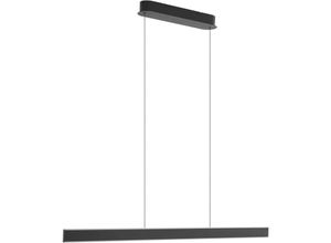 4251911765618 - Philine LED-Hängeleuchte länglich 121 cm - sandSchwarz - Lucande