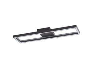 4251911765977 - Lucande - Smart LED-Deckenleuchte Tjado 100 cm schwarz Tuya - Schwarz weiß