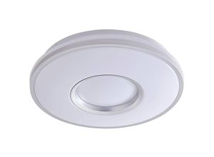 4251911767070 - Lindby - LED-Deckenlampe Furgo silber weiß Kunststoff IP44 - silber weiß