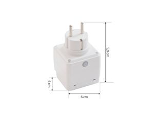 4251911767193 - LUUMR Smart Plug Lykka EU WiFi Tuya Innen Außen weiß