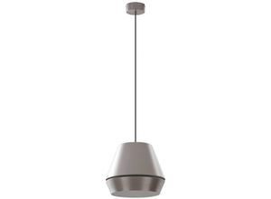 4251911768077 - Lucande Mynoria LED-Hängeleuchte grau Aluminium Ø 35 cm - silbergrau