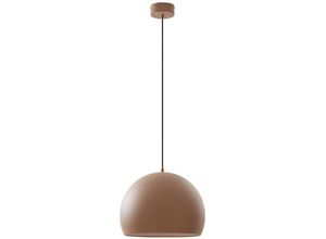 4251911768176 - Lucande LED-Hängeleuchte Lythara braun Ø 50 cm Aluminium - hellbraun