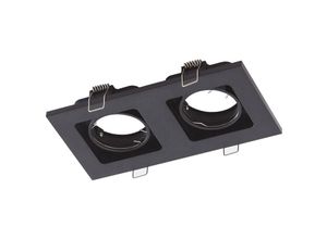 4251911772272 - Lindby - Thorid Downlight schwarz zweiflammig - Schwarz