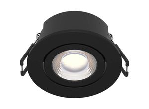 4251911772630 - Arcchio LED-Downlight Eliar rund schwarz CCT schwenkbar - Schwarz