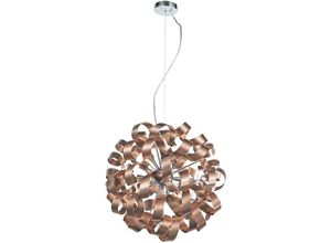 4251911775914 - Lucande Hängelampe Kaelor Ø 60 cm kupferfarben Aluminium - satin Kupfer