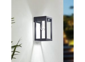 4251911776751 - Lindby - Smart Home Wandleuchte außen Enea aus Aluminium dimmbar mit Bewegungsmelder von