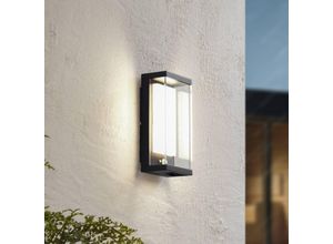 4251911777369 - Lucande LED-Solarwandlampe Dava 252 hoch cm Alu Sensor