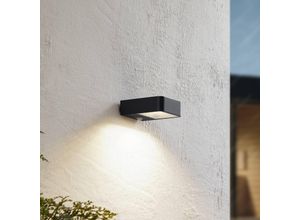 4251911777376 - Lucande - Solarleuchte außen Dava aus Aluminium mit Bewegungsmelder von