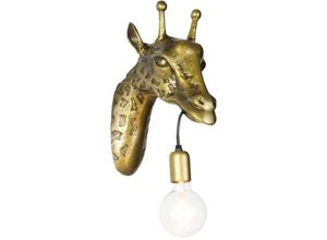 4251911779240 - Lindby Wandleuchte Nirvathia Giraffe messingfarben Metall - messing