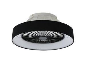 4251911780192 - Lindby LED-Deckenventilator Mace schwarz leise Ø 47 cm - Schwarz weiß