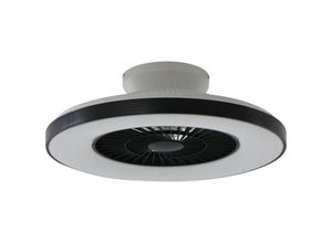 4251911780239 - Lindby Smart LED-Deckenventilator Paavo schwarz leise Tuya - Schwarz weiß