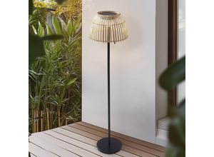 4251911786026 - Lucande LED-Solar-Stehleuchte Eligio Bambus Ø 39 cm RGB