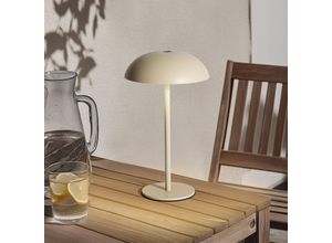 4251911790351 - Arcchio LED-Akkutischleuchte Thenra beige Wandhalterung