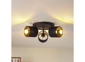 4251911791372 - Lindby - Deckenlampe Vasilia aus Textil für Wohnzimmer & Esszimmer von