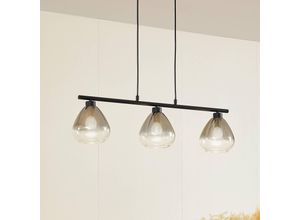 4251911794342 - Lindby Hängeleuchte Pendura schwarz Glas Länge 75 cm