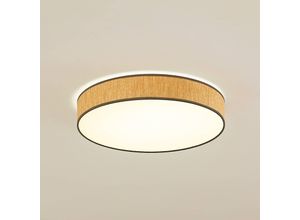 4251911794595 - Lindby - led Deckenleuchte Jutis aus Holz für Wohnzimmer & Esszimmer von