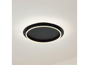 4251911794694 - Lindby LED-Deckenleuchte Kunis schwarz Kunststoff Ø 46 cm