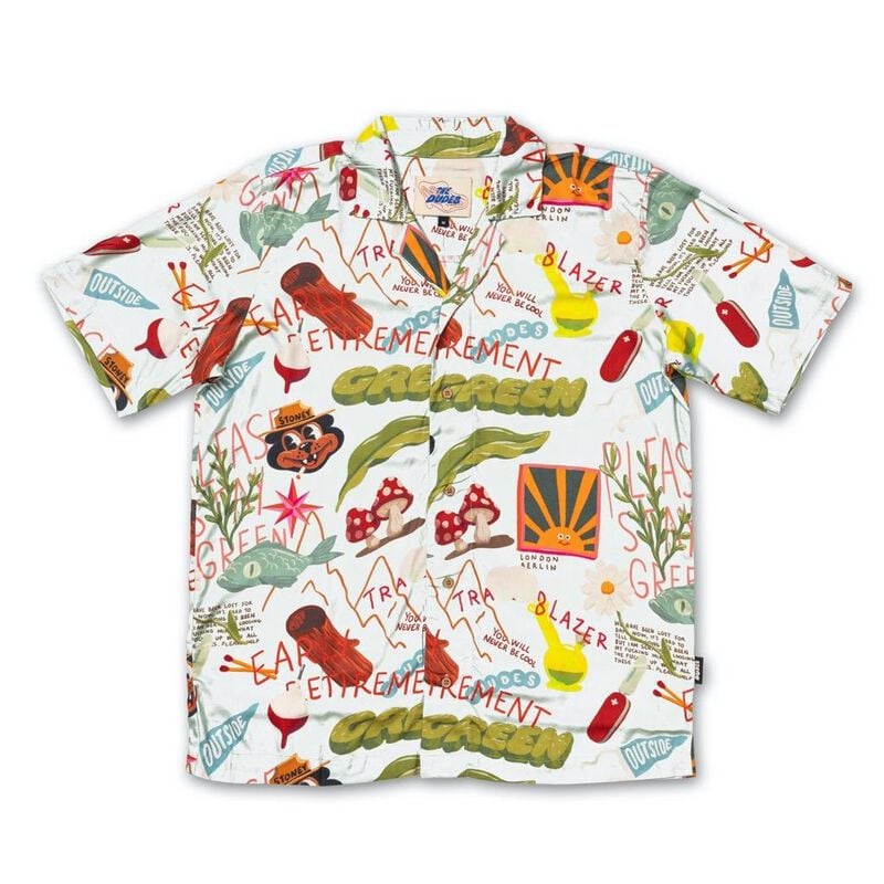 4251915360109 - Treasure Trail White Hawaiian Shirt Kurzarmhemd multicolor in L 4251915360109 - Treasure Trail White Hawaiian Shirt Kurzarmhemd multicolor in L