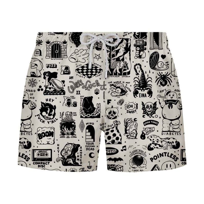 4251915377015 - Flashy Badeshort multicolor in XXL 4251915377015 - Flashy Badeshort multicolor in XXL