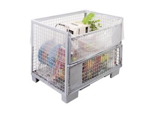 4251924700880 - Seitenfaltenbeutel Materialstärke 100 µm B + Falte x H 300 + 200 x 700 mm VE 50 Stk ab 50 VE