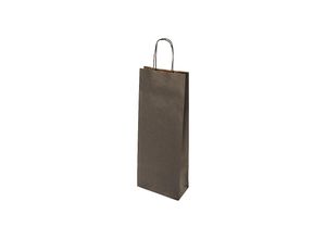 4251924707537 - Flaschentasche aus Papier 1 Flasche Außen-LxB 395 x 80 mm VE 300 Stk schwarz ab 10 VE 4251924707537 - Flaschentasche aus Papier 1 Flasche Außen-LxB 395 x 80 mm VE 300 Stk schwarz ab 10 VE