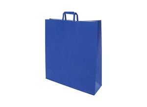 4251924715303 - Papiertragetasche BASIC Außen-LxB 500 x 140 mm VE 150 Stk blau 100 g m² ab 10 VE