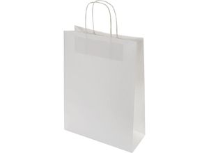 4251924715709 - Papiertragetasche FRESH weiß LxBxH 320 x 230 x 100 mm 100 g m² VE 250 Stk ab 10 VE