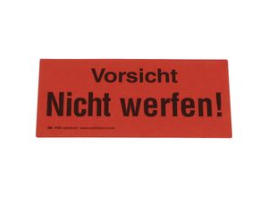 4251924718595 - Warnetiketten Aufdruck Vorsicht nicht werfen! VE 1000 Stk LxB 145 x 70 mm ab 10 VE