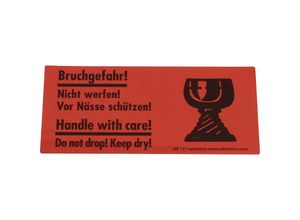 4251924718618 - Warnetiketten Aufdruck Bruchgefahr! VE 1000 Stk LxB 145 x 70 mm ab 10 VE