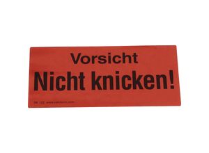 4251924718656 - Warnetiketten Aufdruck Nicht knicken! VE 1000 Stk LxB 145 x 70 mm ab 10 VE