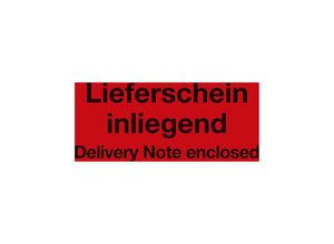 4251924718823 - Warnetiketten Aufdruck Lieferschein inliegend VE 1000 Stk LxB 80 x 40 mm ab 10 VE