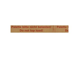 4251924725173 - Papier-Warnband terra Aufdruck Palette bitte nicht belasten! VE 6 Stk braun rot ab 100 VE