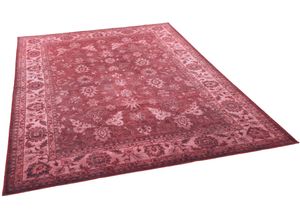 4251924901027 - Teppich GINO FALCONE Adara GF 122 Teppiche Gr B L 90 cm x 160 cm 3 mm 1 St rot Orientalische Muster Flachgewebe Orient-Optik Vintage Design waschbar