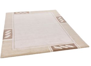 4251924905032 - Wollteppich THEKO Royal Nepali 3029 Teppiche Gr B L 170 cm x 240 cm 15 mm 1 St beige Esszimmerteppiche reine Wolle handgetuftet modernes Design mit Bodüre