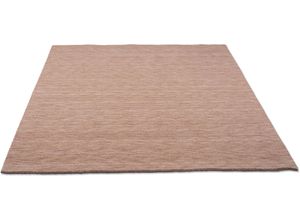 4251924913921 - Wollteppich THEKO Holi Teppiche Gr B L 140 cm x 200 cm 13 mm 1 St beige Schurwollteppiche Uni-Farben leicht meliert reine Wolle handgewebt mit Knüpfoptik