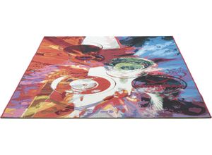 4251924917929 - Teppich SANSIBAR Rantum-Beach SA-026 Teppiche Gr B L 100 cm x 200 cm 5 mm 1 St bunt (multicolor) Esszimmerteppiche Flachgewebe modernes Design In- und Outdoor geeignet